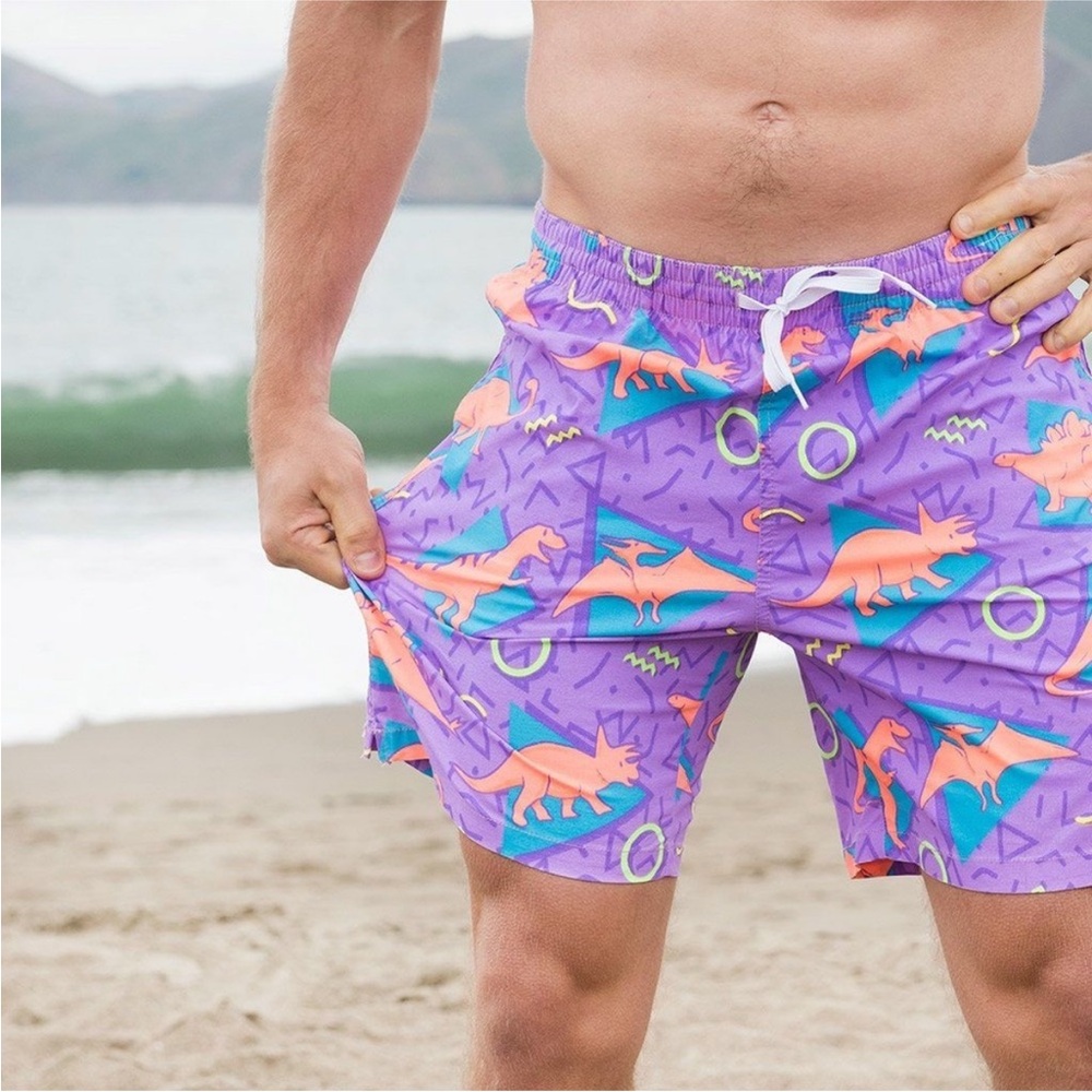 Chubbies Pair O Dactyls Dinosaurs 7”
Classic Swim Trunks Mens XL